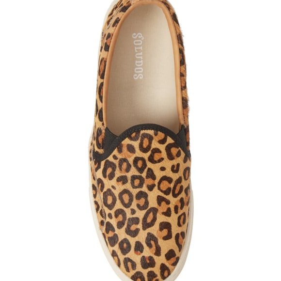Soludos Leopard Bondi Platform Sneaker Flats 10 41 - Picture 9 of 10